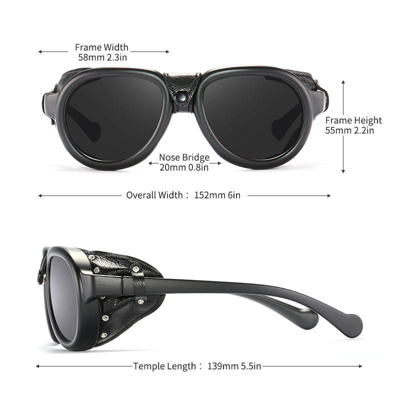 KDEAM Pilot Sunglasses Steampu - Sunglasses Aviator Polarized 评论和价格