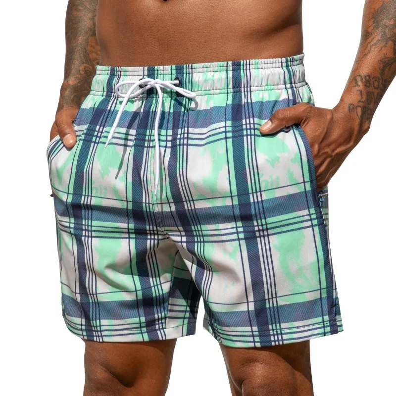 Trendy Ombre Striped Graphic S - Trunks Board Surf 评论和价格