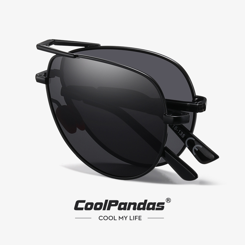 CoolPandas Fashion Folding Sun - Sunglasses Aviator Polarized 评论和价格