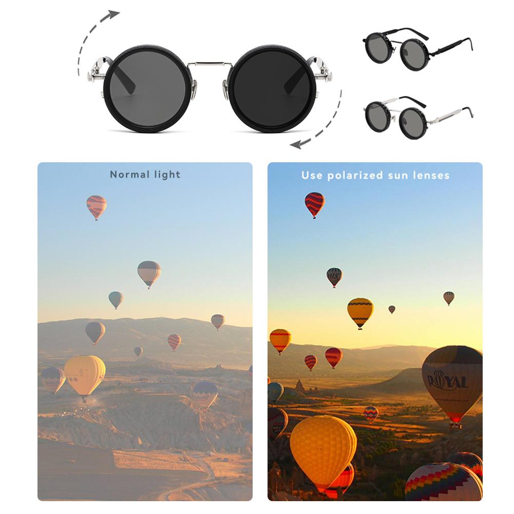 Adjustable ND Polarized Sungla - Sunglasses Aviator Polarized 评论和价格