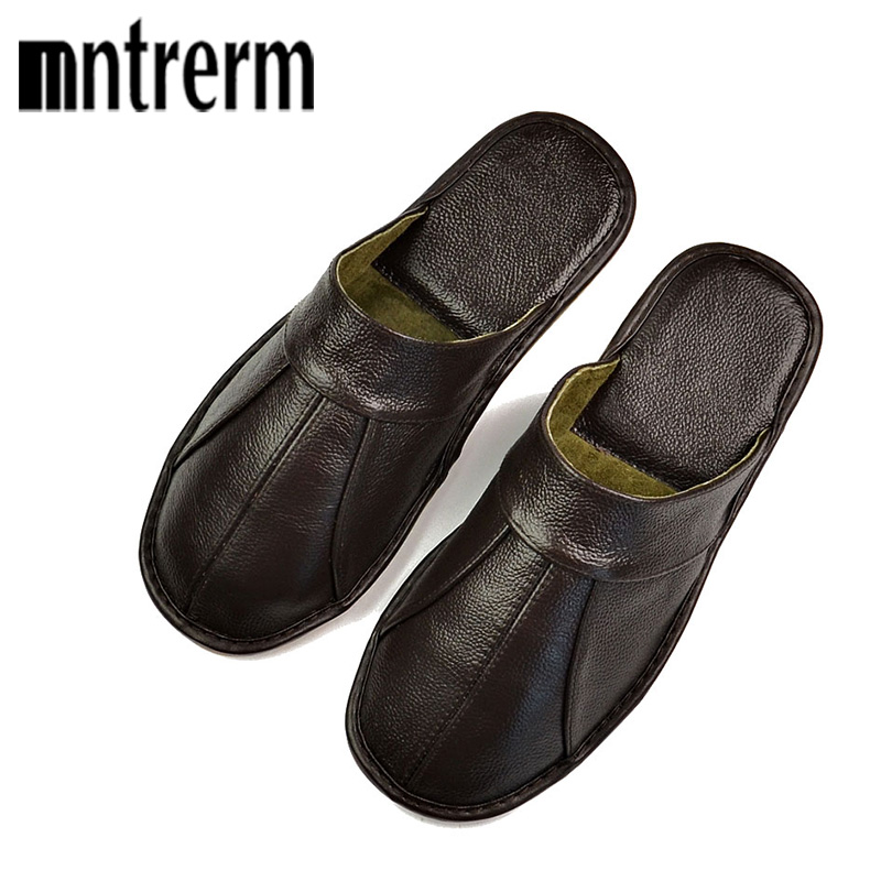 Mntrerm Spring Slip On Men Sli - Flip Flop Leather Men 评论和价格