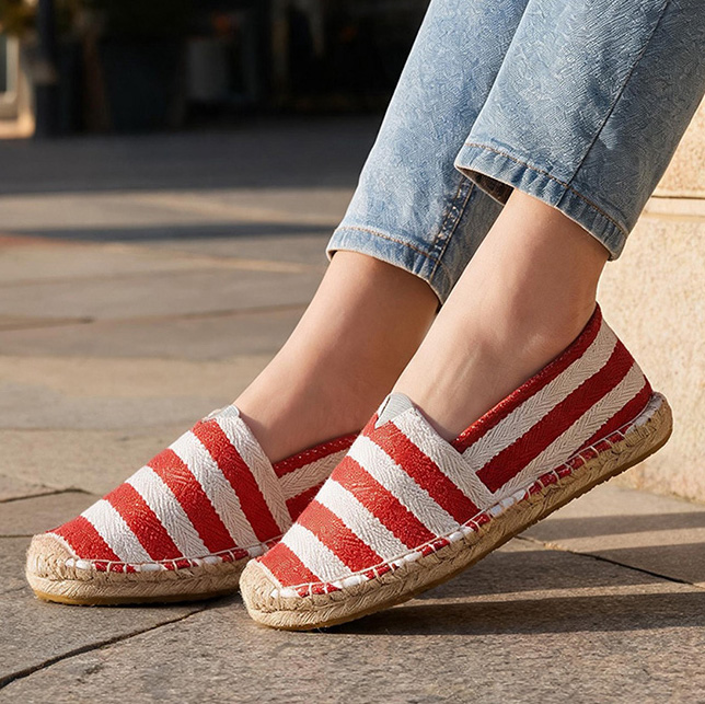 Summer Autumn Women Canvas Sho - Espadrille Slip On 评论和价格
