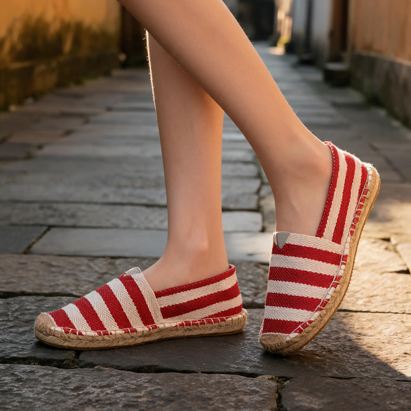 Summer Autumn Women Canvas Sho - Espadrille Slip On 评论和价格