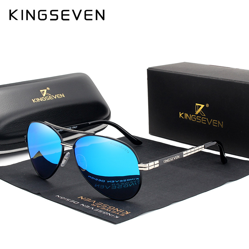 KINGSEVEN 2024 New Design Avia - Sunglasses Aviator Polarized 评论和价格