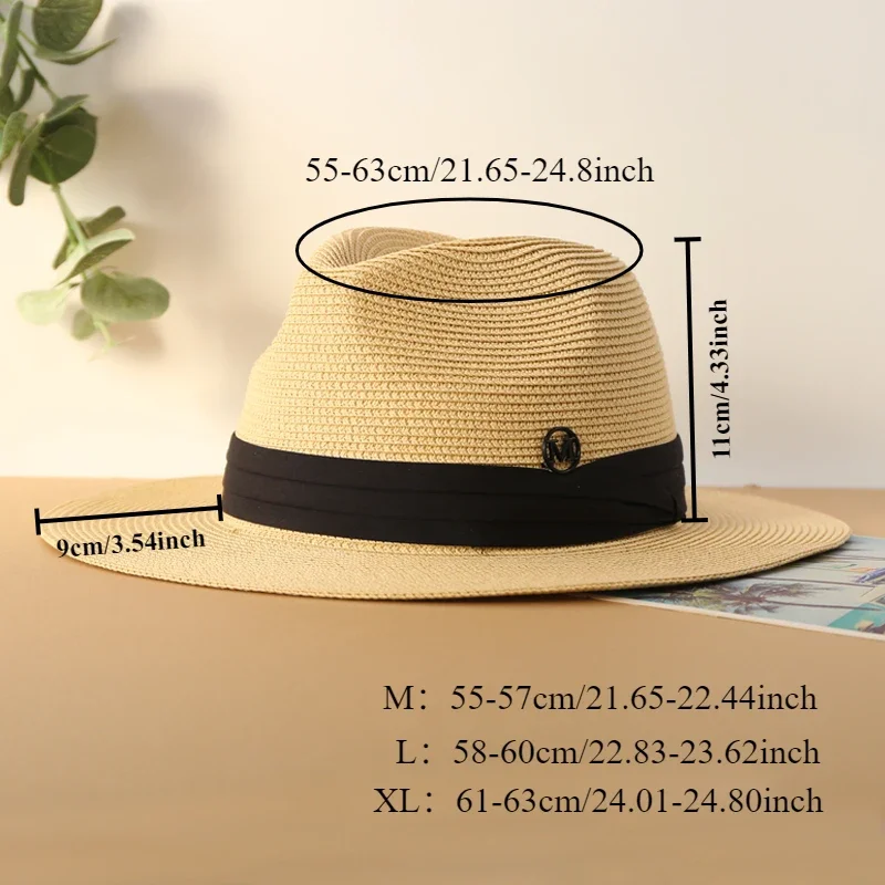 Big Size XL 63cm Travel Panama - Bucket Hat Straw 评论和价格