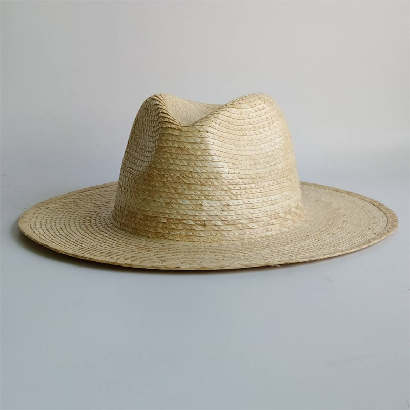 Classic natural palm leaf stra - Bucket Hat Straw 评论和价格